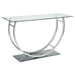 Danville - Rectangular U-Shaped Glass Top Table – End Tables by CoasterEssence at Furniture Wholesale Plus , Nashville furniture store