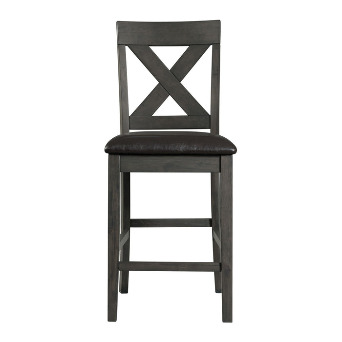 Alex - Counter Side Chair With Pu (Set of 2) – Chair Sets by Elements International at Furniture Wholesale Plus , Nashville furniture store