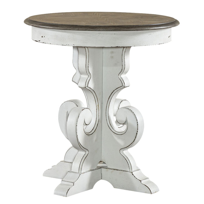 Magnolia Manor - Round End Table – End Tables by Liberty Furniture at Furniture Wholesale Plus , Nashville furniture store