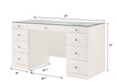 Avery - Vanity Desk With Glass Top – Vanity Desks by Crown Mark at Furniture Wholesale Plus , Nashville furniture store