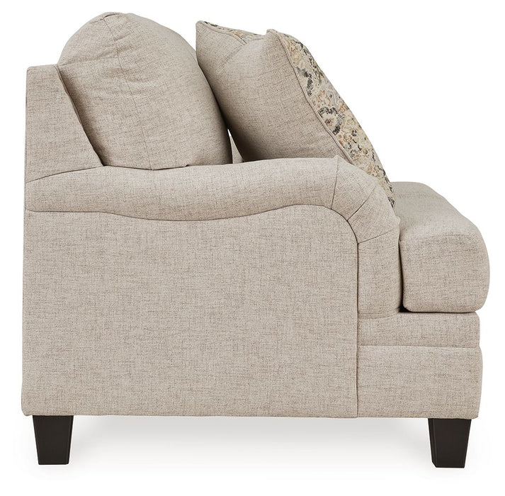 Bralynn - Loveseat - Linen – Stationary Loveseats by Ashley® at Furniture Wholesale Plus , Nashville furniture store