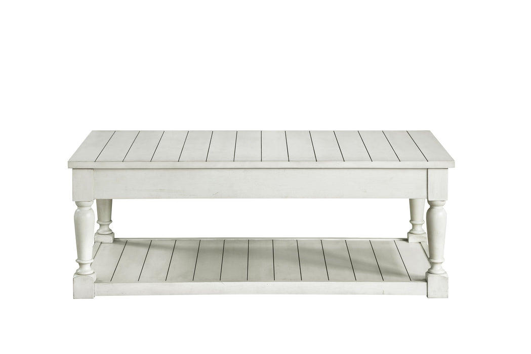 Hemingway - Lift Top Coffee Table - White – Coffee Tables by Steve Silver Furniture at Furniture Wholesale Plus , Nashville furniture store