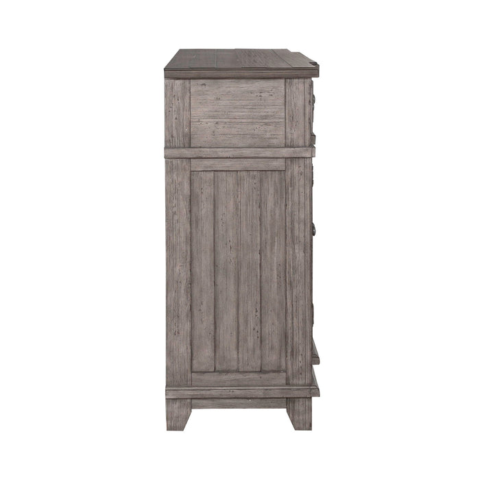 River Place - Breakfront Server – Servers by Liberty Furniture at Furniture Wholesale Plus , Nashville furniture store