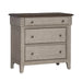 Ivy Hollow - 3 Drawer Bedside Chest With Charging Station - Weathered Linen / Dusty Taupe – Bedside Chests by Liberty Furniture at Furniture Wholesale Plus , Nashville furniture store