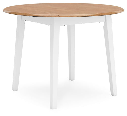 Gesthaven - Round Dining Room Drop Leaf Table – Dining Tables by Signature Design by Ashley® at Furniture Wholesale Plus , Nashville furniture store