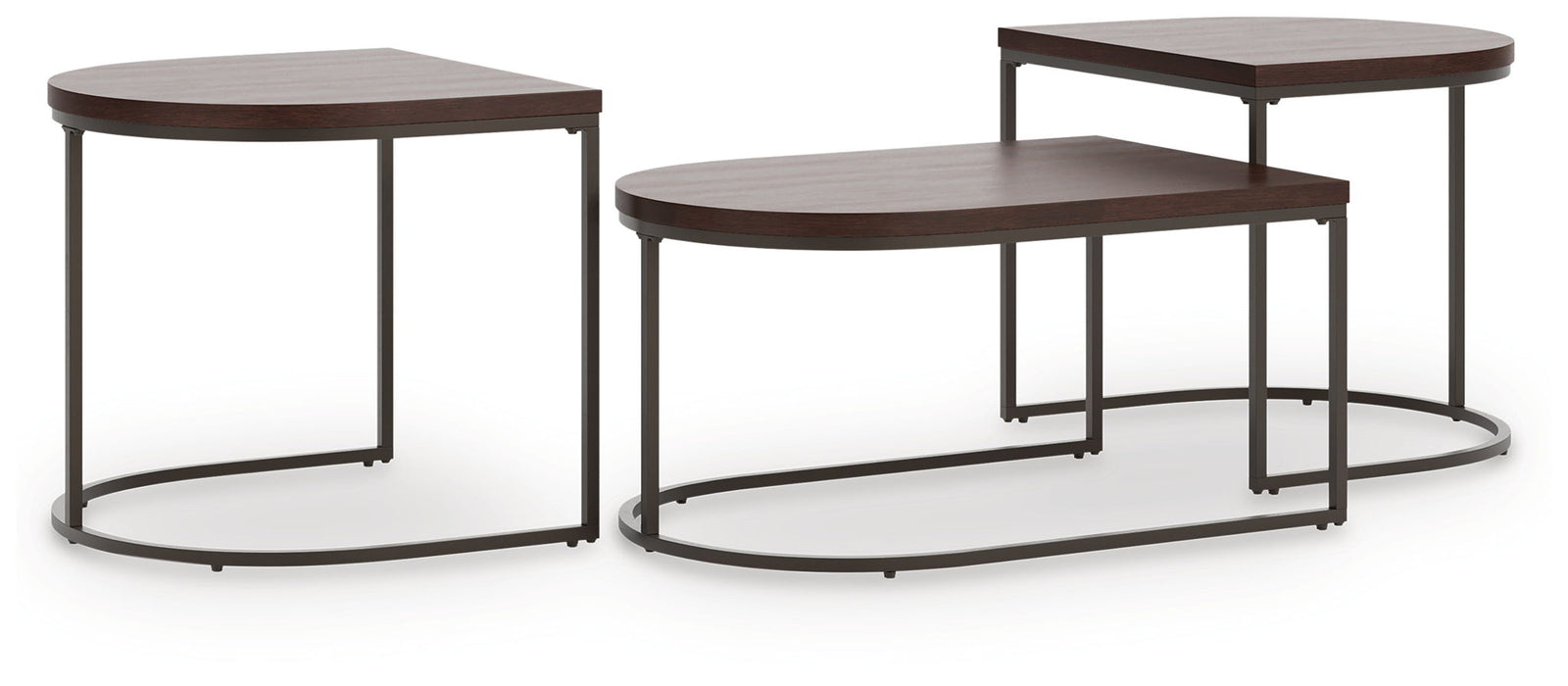 Vanmore - Occasional Table Set (Set of 3) - Dark Brown – Table Sets by Signature Design by Ashley® at Furniture Wholesale Plus , Nashville furniture store