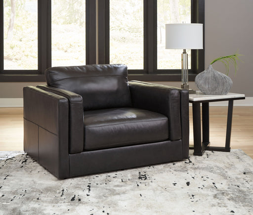 Amiata - Onyx - Chair And A Half - Premium Arm Chairs from Signature Design by Ashley® - Just $858! Shop now at Furniture Wholesale Plus  We are the best furniture store in Nashville, Hendersonville, Goodlettsville, Madison, Antioch, Mount Juliet, Lebanon, Gallatin, Springfield, Murfreesboro, Franklin, Brentwood