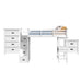 Hampton Kids - Loft With Staircase And Desk With Speaker Bedroom Set – 3 Piece Bedroom Sets by Elements International at Furniture Wholesale Plus , Nashville furniture store