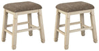 Bolanburg - Upholstered Stool (Set of 2) - Beige – Stool Sets by Signature Design by Ashley® at Furniture Wholesale Plus , Nashville furniture store