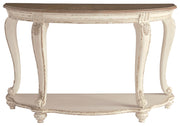 Realyn - Sofa Table - White / Brown – Sofa Tables by Signature Design by Ashley® at Furniture Wholesale Plus , Nashville furniture store