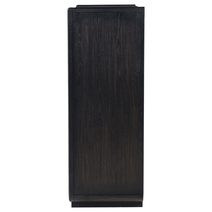 Leandro - 5-Drawer Bedroom Chest Of Drawers - Burnished Black – Accent Chests by Coaster Fine Furniture at Furniture Wholesale Plus , Nashville furniture store
