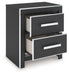 Zuraleus - Two Drawer Night Stand – Nightstands w/ Charging Stations by Signature Design by Ashley® at Furniture Wholesale Plus , Nashville furniture store