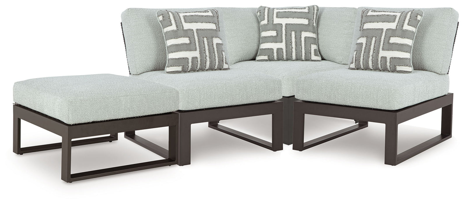 Beachloft - Outdoor Sectional – Stationary Sectionals by Signature Design by Ashley® at Furniture Wholesale Plus , Nashville furniture store