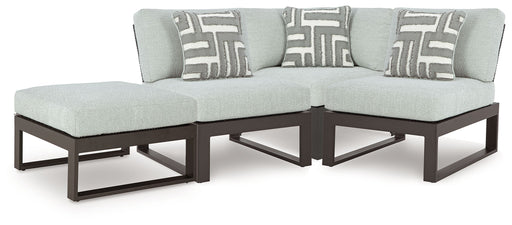 Beachloft - Outdoor Sectional – Stationary Sectionals by Signature Design by Ashley® at Furniture Wholesale Plus , Nashville furniture store