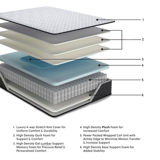 Anniversary Edition Plush - Mattress – Innerspring Mattresses by Ashley Sleep® at Furniture Wholesale Plus , Nashville furniture store