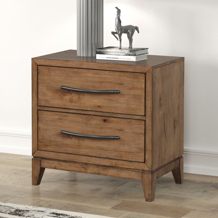 Shaker Lakes - Nightstand With Charging Station - Harvest Brown – Nightstands w/ Charging Stations by Liberty Furniture at Furniture Wholesale Plus , Nashville furniture store