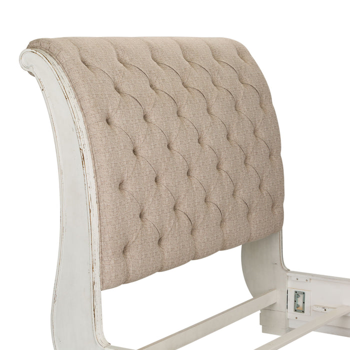 Abbey Park - Upholstered Sleigh Headboard – Upholstered Headboards by Liberty Furniture at Furniture Wholesale Plus , Nashville furniture store
