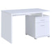 Irving - 2-Drawer Office Computer Desk - Premium Computer Desks from CoasterEveryday - Just $249! Shop now at Furniture Wholesale Plus  We are the best furniture store in Nashville, Hendersonville, Goodlettsville, Madison, Antioch, Mount Juliet, Lebanon, Gallatin, Springfield, Murfreesboro, Franklin, Brentwood