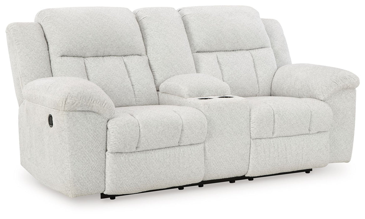 Frohn - Dbl Reclining Loveseat With Console – Reclining Loveseats by Signature Design by Ashley® at Furniture Wholesale Plus , Nashville furniture store