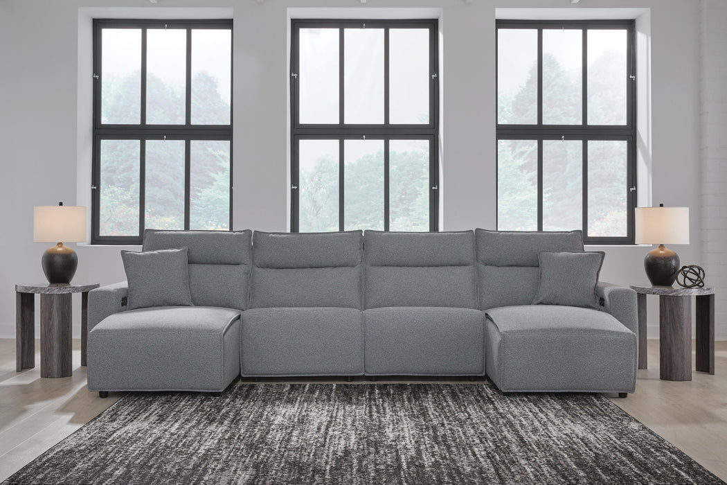 Modmax II - Reclining Sectional - Salt And Pepper – Reclining Sectionals by Signature Design by Ashley® at Furniture Wholesale Plus , Nashville furniture store