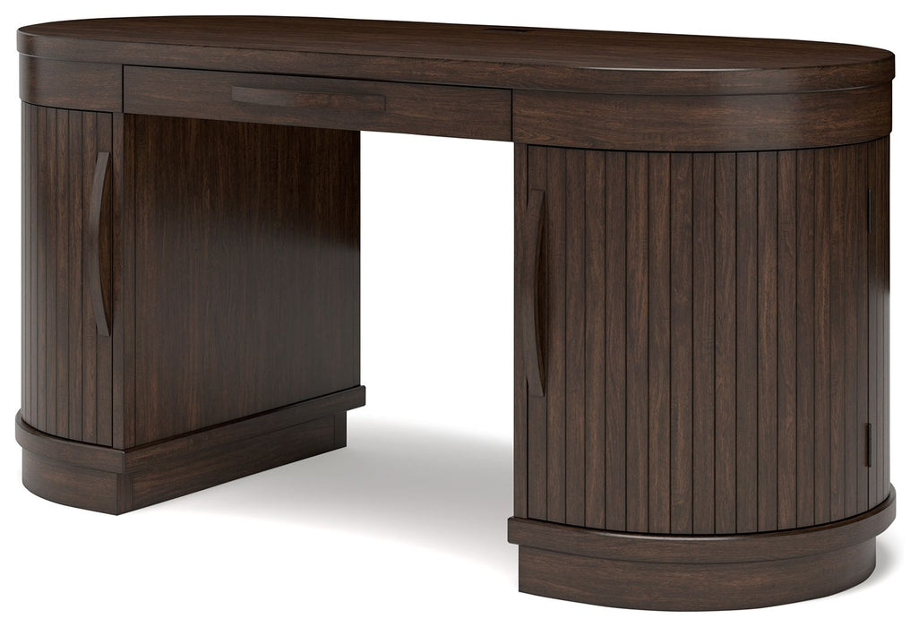Korestone - Home Office Desk - Warm Brown – Writing Desks by Signature Design by Ashley® at Furniture Wholesale Plus , Nashville furniture store