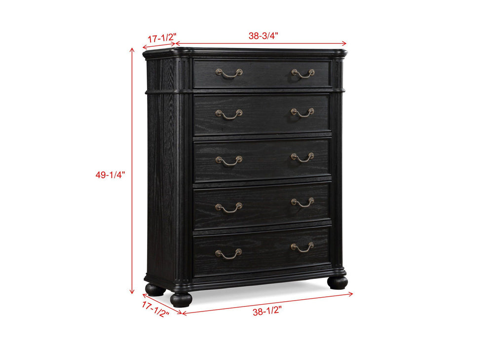 Kingsbury - Chest - Black – Accent Chests by Crown Mark at Furniture Wholesale Plus , Nashville furniture store