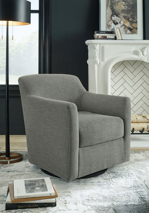 Bradney - Swivel Accent Chair - Premium Swivel Chairs from Signature Design by Ashley® - Just $378! Shop now at Furniture Wholesale Plus  We are the best furniture store in Nashville, Hendersonville, Goodlettsville, Madison, Antioch, Mount Juliet, Lebanon, Gallatin, Springfield, Murfreesboro, Franklin, Brentwood