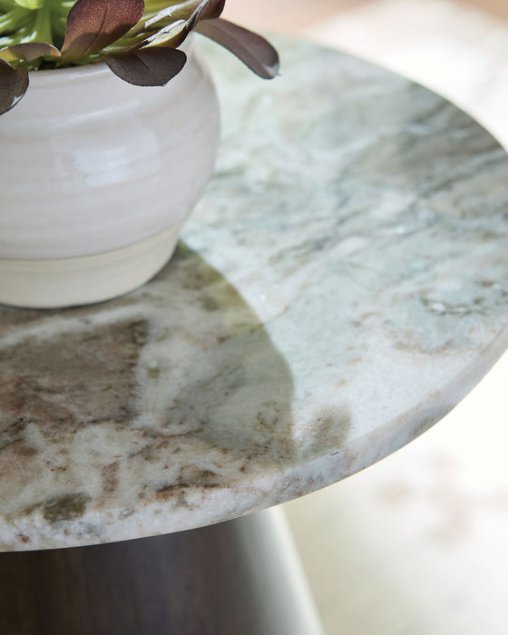 Waltnor - Accent Table - Gray / White / Brown – Accent Tables by Signature Design by Ashley® at Furniture Wholesale Plus , Nashville furniture store