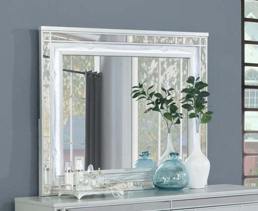 Gunnison - Dresser Mirror - Silver Metallic - Premium Bedroom Mirrors from CoasterEssence - Just $269! Shop now at Furniture Wholesale Plus  We are the best furniture store in Nashville, Hendersonville, Goodlettsville, Madison, Antioch, Mount Juliet, Lebanon, Gallatin, Springfield, Murfreesboro, Franklin, Brentwood