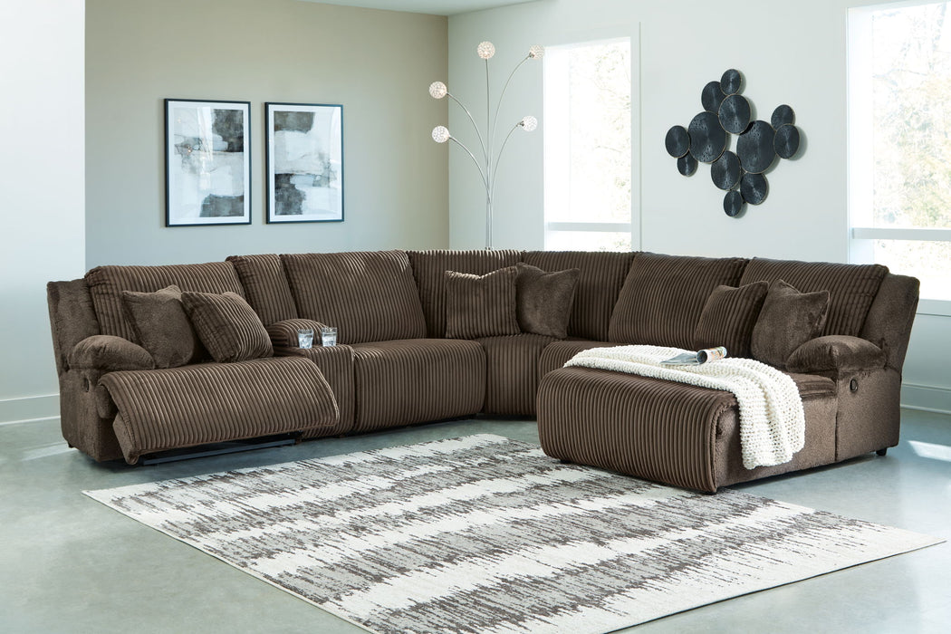 Top Tier - Reclining Sectional – Reclining Sectionals by Signature Design by Ashley® at Furniture Wholesale Plus , Nashville furniture store