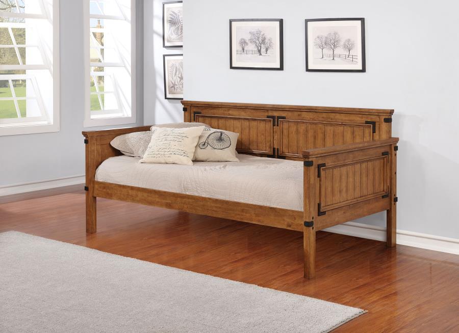 Oakdale - Wood Twin Daybed - Rustic Honey – Daybeds by CoasterEssence at Furniture Wholesale Plus , Nashville furniture store