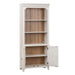 Farmhouse Reimagined - Bookcase - Antique White / Chestnut Tops – Standard Bookcases by Liberty Furniture at Furniture Wholesale Plus , Nashville furniture store