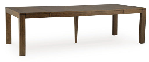 Marxmore - Rectangular Dining Room Butterfly Extension Table - Brown – Dining Tables with Extensions by Benchcraft® at Furniture Wholesale Plus , Nashville furniture store
