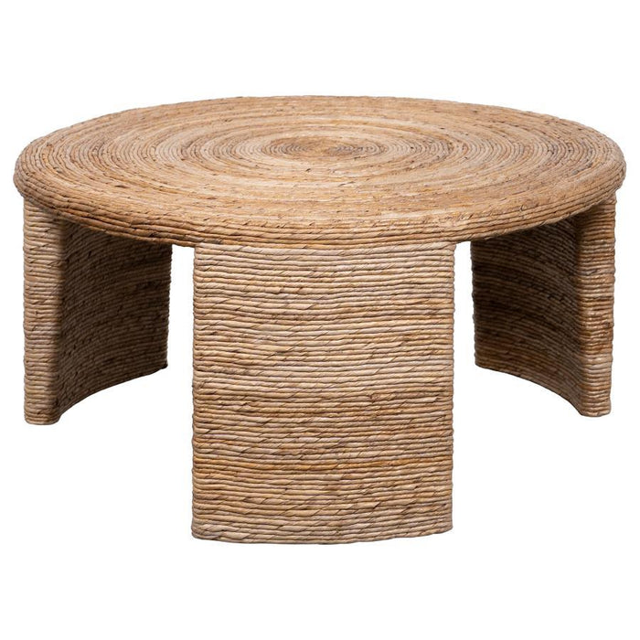 Artina - Woven Rattan Round Table – End Tables by Coaster Fine Furniture at Furniture Wholesale Plus , Nashville furniture store
