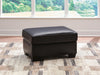 Glennbre - Ottoman - Midnight – Upholstered Ottomans by Signature Design by Ashley® at Furniture Wholesale Plus , Nashville furniture store