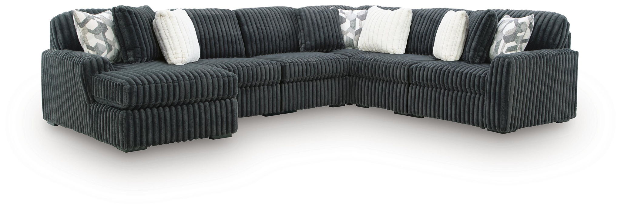 Midnight-Madness - Sectional – Stationary Sectionals by Signature Design by Ashley® at Furniture Wholesale Plus , Nashville furniture store