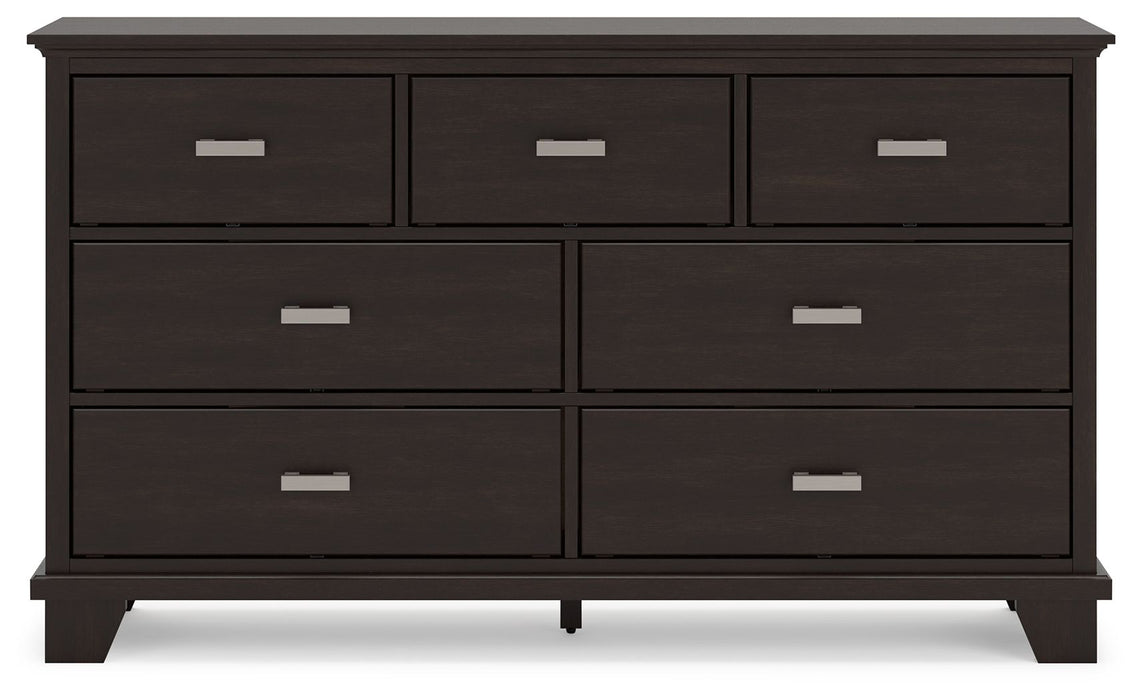 Covetown - Dresser - Dark Brown | Nashville Furniture Deals