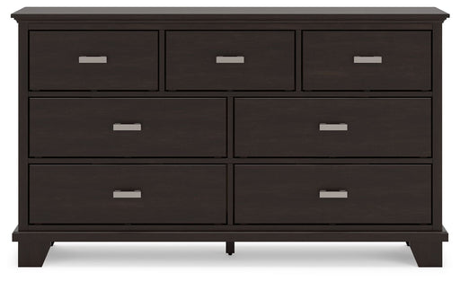 Covetown - Dresser - Dark Brown – Dressers by Signature Design by Ashley® at Furniture Wholesale Plus , Nashville furniture store