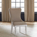 Magnolia Manor - Upholstered Wing Back Side Chair - Antique White – Wingback Chairs by Liberty Furniture at Furniture Wholesale Plus , Nashville furniture store