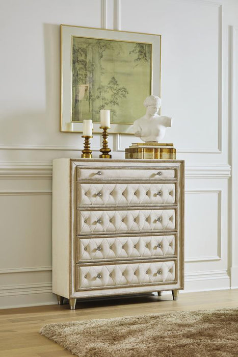 Antonella - 5-Drawer Bedroom Chest - Premium Accent Chests from CoasterElevations - Just $779! Shop now at Furniture Wholesale Plus  We are the best furniture store in Nashville, Hendersonville, Goodlettsville, Madison, Antioch, Mount Juliet, Lebanon, Gallatin, Springfield, Murfreesboro, Franklin, Brentwood