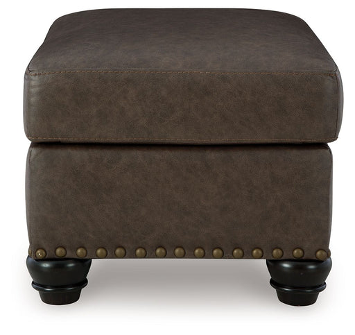 Roxmere - Umber - Ottoman - Premium Upholstered Ottomans from Benchcraft® - Just $228! Shop now at Furniture Wholesale Plus  We are the best furniture store in Nashville, Hendersonville, Goodlettsville, Madison, Antioch, Mount Juliet, Lebanon, Gallatin, Springfield, Murfreesboro, Franklin, Brentwood