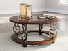 Frallyn - Round Cocktail Table - Dark Brown – Coffee Tables by Signature Design by Ashley® at Furniture Wholesale Plus , Nashville furniture store