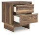 Chirason - Two Drawer Night Stand - Brown – Nightstands w/ Charging Stations by Signature Design by Ashley® at Furniture Wholesale Plus , Nashville furniture store