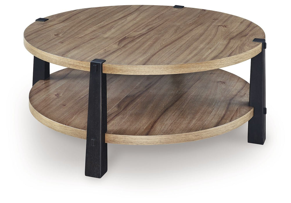Ridgester - Round Table – End Tables by Signature Design by Ashley® at Furniture Wholesale Plus , Nashville furniture store