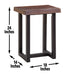 Jennings - Live Edge Stool (Set of 2) - Brown - Premium Stool Sets from Steve Silver Furniture - Just $199! Shop now at Furniture Wholesale Plus  We are the best furniture store in Nashville, Hendersonville, Goodlettsville, Madison, Antioch, Mount Juliet, Lebanon, Gallatin, Springfield, Murfreesboro, Franklin, Brentwood