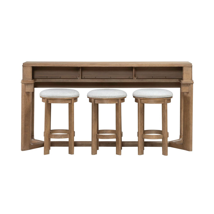 Ballentine - 4 Piece Bar Set - Weathered Bronze – 4 Piece Living Room Sets by Liberty Furniture at Furniture Wholesale Plus , Nashville furniture store