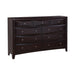 Phoenix 9-drawer Dresser Deep Cappuccino - Premium Dresser from Coaster Z2 Standard - Just $776! Shop now at Furniture Wholesale Plus  We are the best furniture store in Nashville, Hendersonville, Goodlettsville, Madison, Antioch, Mount Juliet, Lebanon, Gallatin, Springfield, Murfreesboro, Franklin, Brentwood