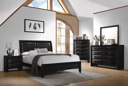 Briana Panel Bedroom Set with Sleigh Headboard Black - Premium Bedroom Set from Coaster Z2 Standard - Just $1478! Shop now at Furniture Wholesale Plus  We are the best furniture store in Nashville, Hendersonville, Goodlettsville, Madison, Antioch, Mount Juliet, Lebanon, Gallatin, Springfield, Murfreesboro, Franklin, Brentwood