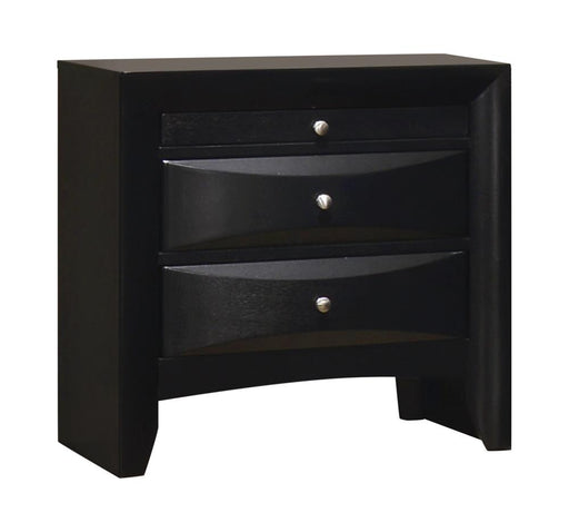 Briana Rectangular 2-drawer Nightstand Black - Premium Nightstand from Coaster Z2 Standard - Just $200! Shop now at Furniture Wholesale Plus  We are the best furniture store in Nashville, Hendersonville, Goodlettsville, Madison, Antioch, Mount Juliet, Lebanon, Gallatin, Springfield, Murfreesboro, Franklin, Brentwood