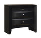 Briana Rectangular 2-drawer Nightstand Black - Premium Nightstand from Coaster Z2 Standard - Just $200! Shop now at Furniture Wholesale Plus  We are the best furniture store in Nashville, Hendersonville, Goodlettsville, Madison, Antioch, Mount Juliet, Lebanon, Gallatin, Springfield, Murfreesboro, Franklin, Brentwood